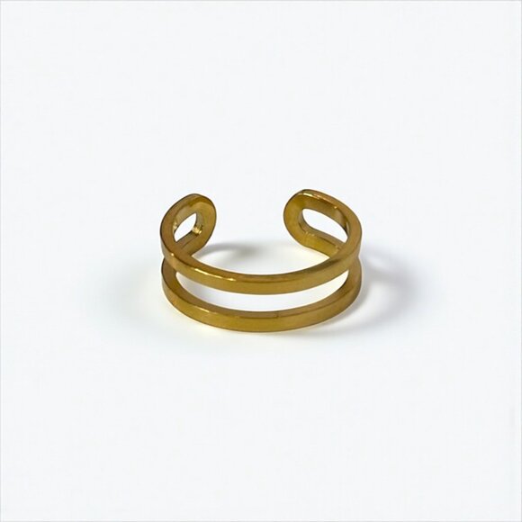 Minimalist Gold Adjustable Toe Ring - Picture 4 of 7